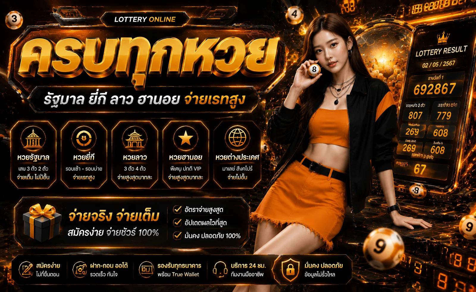 หน้าซื้อหวยออนไลน์ Adrenaline24 พร้อมตรวจผลหวยสดทุกงวด
